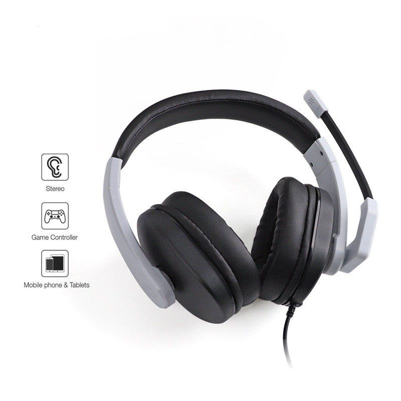 DOBE TY-1802 3.5mm Gaming Headset Wired Stereo Headphones Noise-canceling Earphone with Mic Soft Earmuffs for PS5 PS4 Xbox One 360 Switch PC DOBE TY-1802 3.5mm Gaming Headset Wired Stereo Headphones Noise-canceling Earphone with Mic Soft Earmuffs for PS5 PS4 Xbox One 360 Switch PC